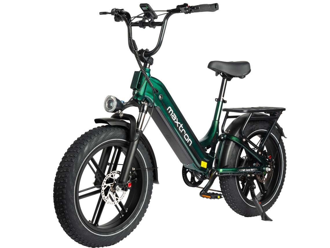 Bicicleta Eléctrica Maxtron Camel Para Adultos, Batería Extraíble De 48 V Y 18 Ah, Suspensión Completa.