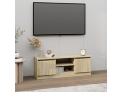 Estantería/Mueble de TV con Puerta 102X30X36 Cm Roble Sonoma