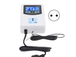 Controlador de temperatura digital con pantalla de microcomputadora, termostato inteligente, 2000 WEU, enchufe de 220 V