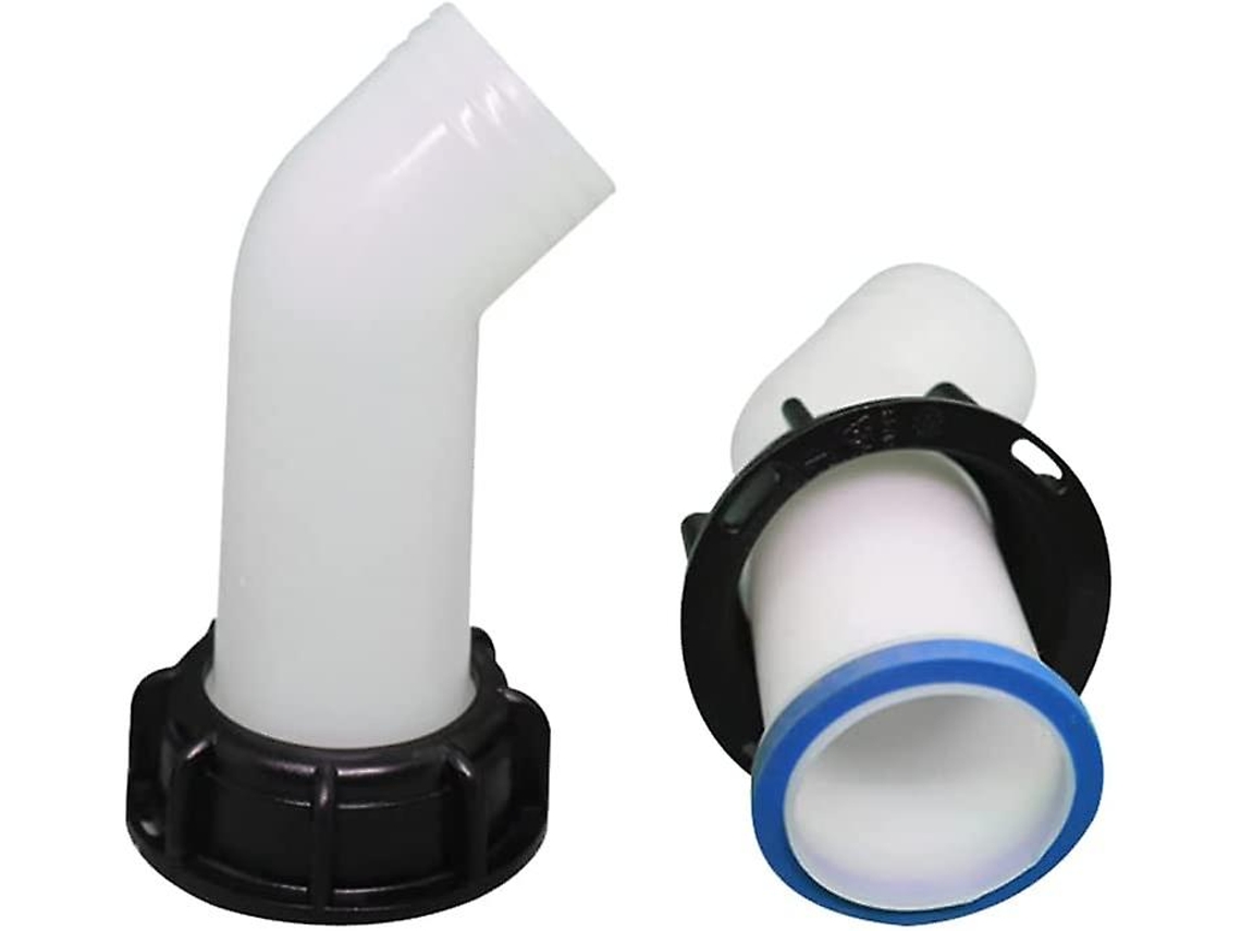 Válvula De Desagüe Con Tuerca Y Extensión Para Tanque Ibc 1000l Adaptador Universal Para Riego Jardín Hogar Industria