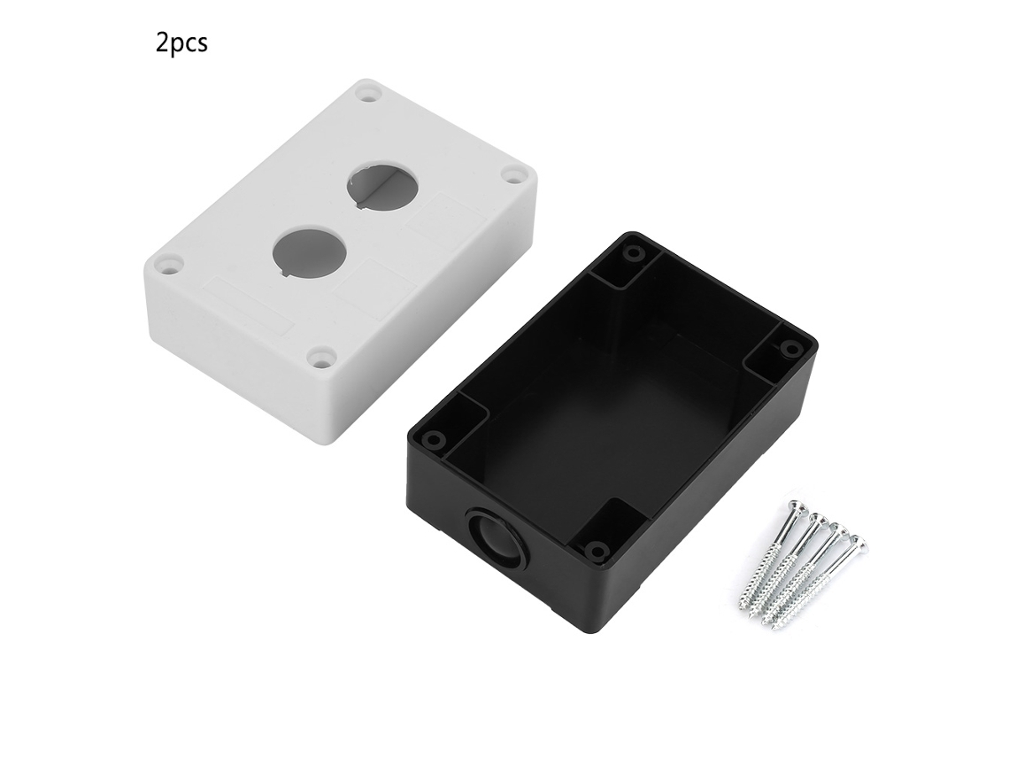 Caja De Botón De Emergencia Impermeable Con 2 Orificios (22 Mm) Para Equipos De Ascensor