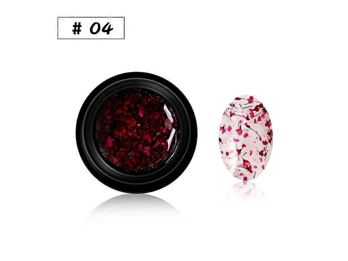Esmalte de uñas en gel con diseño de flores secas, esmalte de uñas UV LED, no dañino e inofensivo para el diseño de uñas GOKOCO