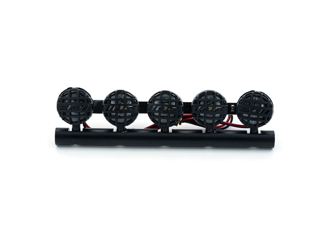 Kit De Accesorios De Lámpara De Techo Led De 5 Luces Para Coches Rc A Escala 1/10 Traxxas Trx-4 Axial Scx10 90046 Rc4wd D90 Km2