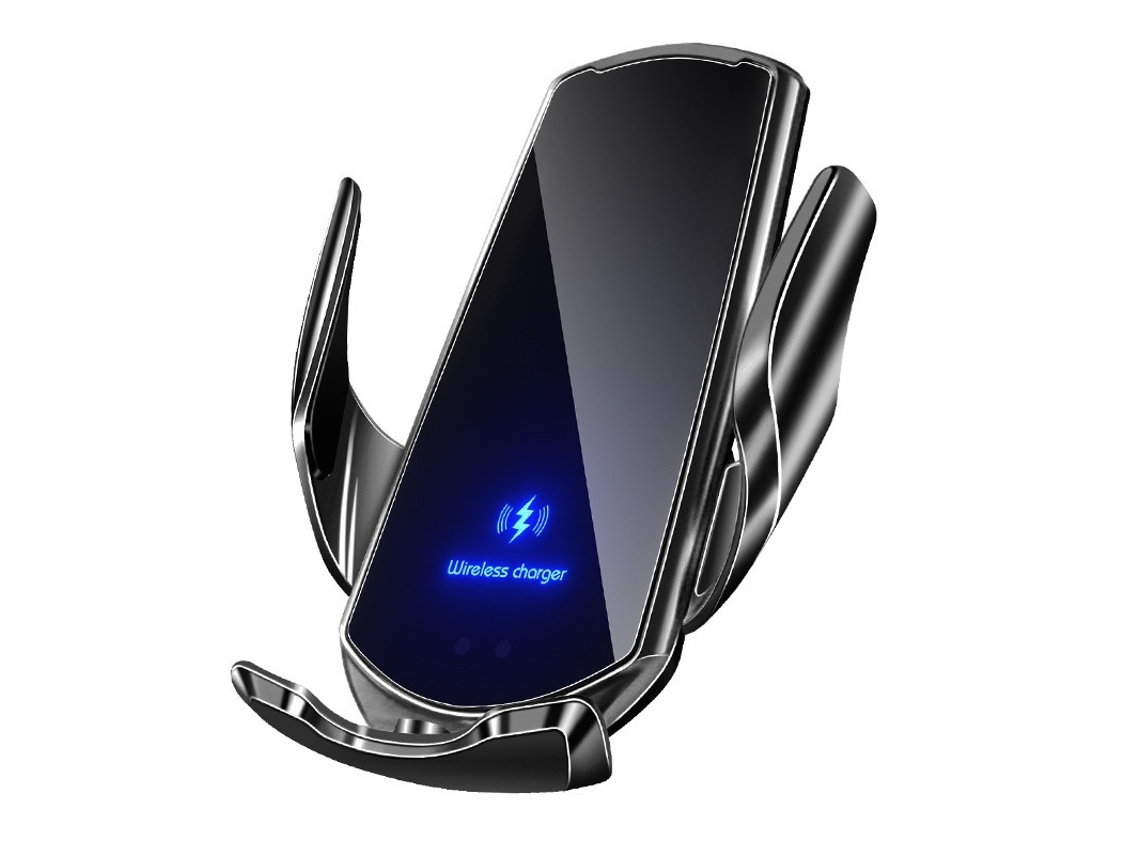 Cargador Inalámbrico Coche Sensor Inteligente Carga Rápida Yemaesre No Específico Negro