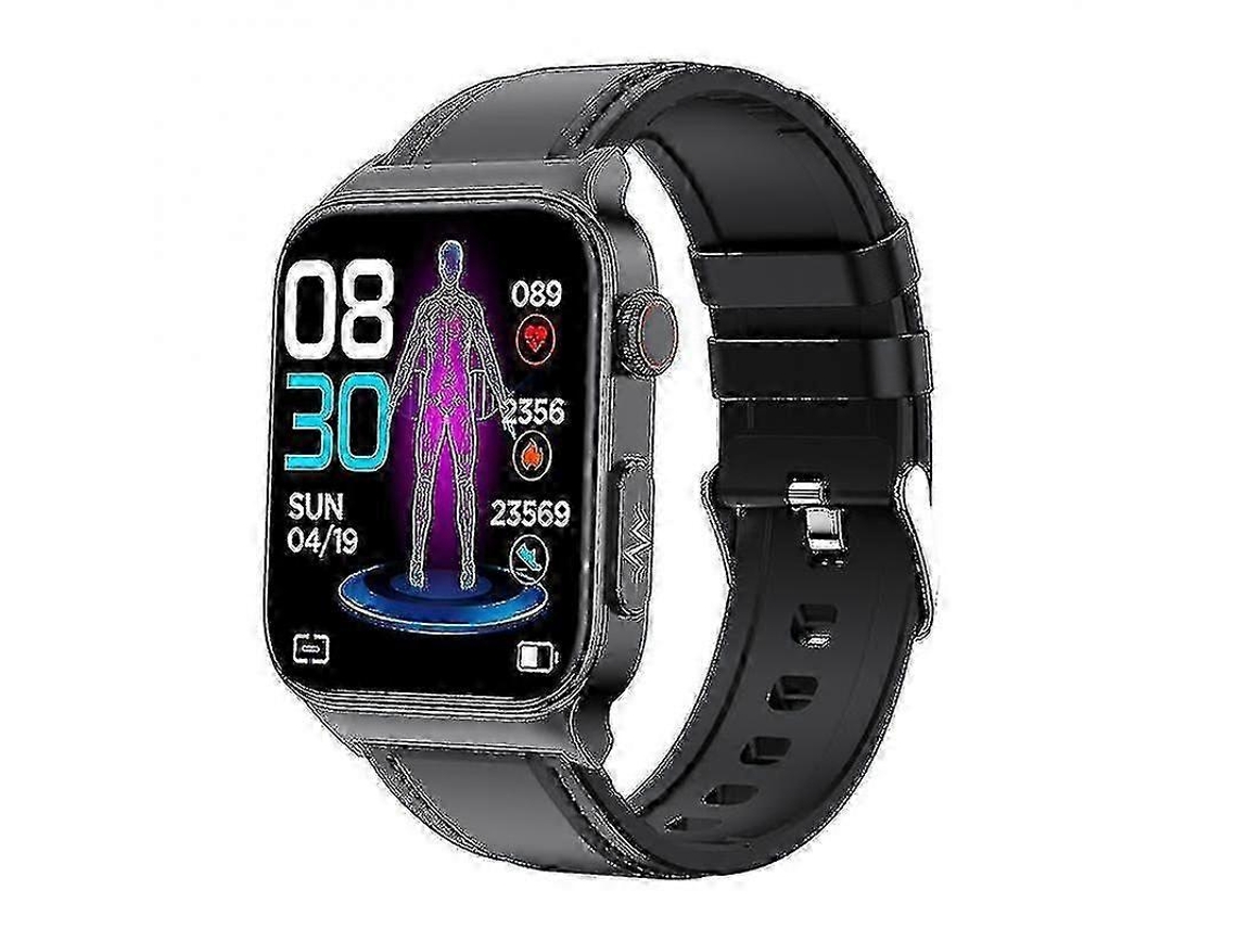 Reloj inteligente E500 para diabéticos con monitor de salud HRV, ECG/PPG, glucosa en sangre y presión arterial, Ly Ebike