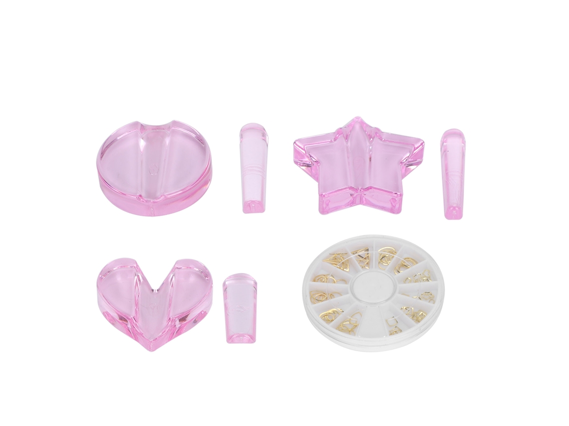 Herramientas Para Uñas, Moldes En Relieve, Pegatinas Doradas, Decoración, Adornos, Suministros Para Rizos