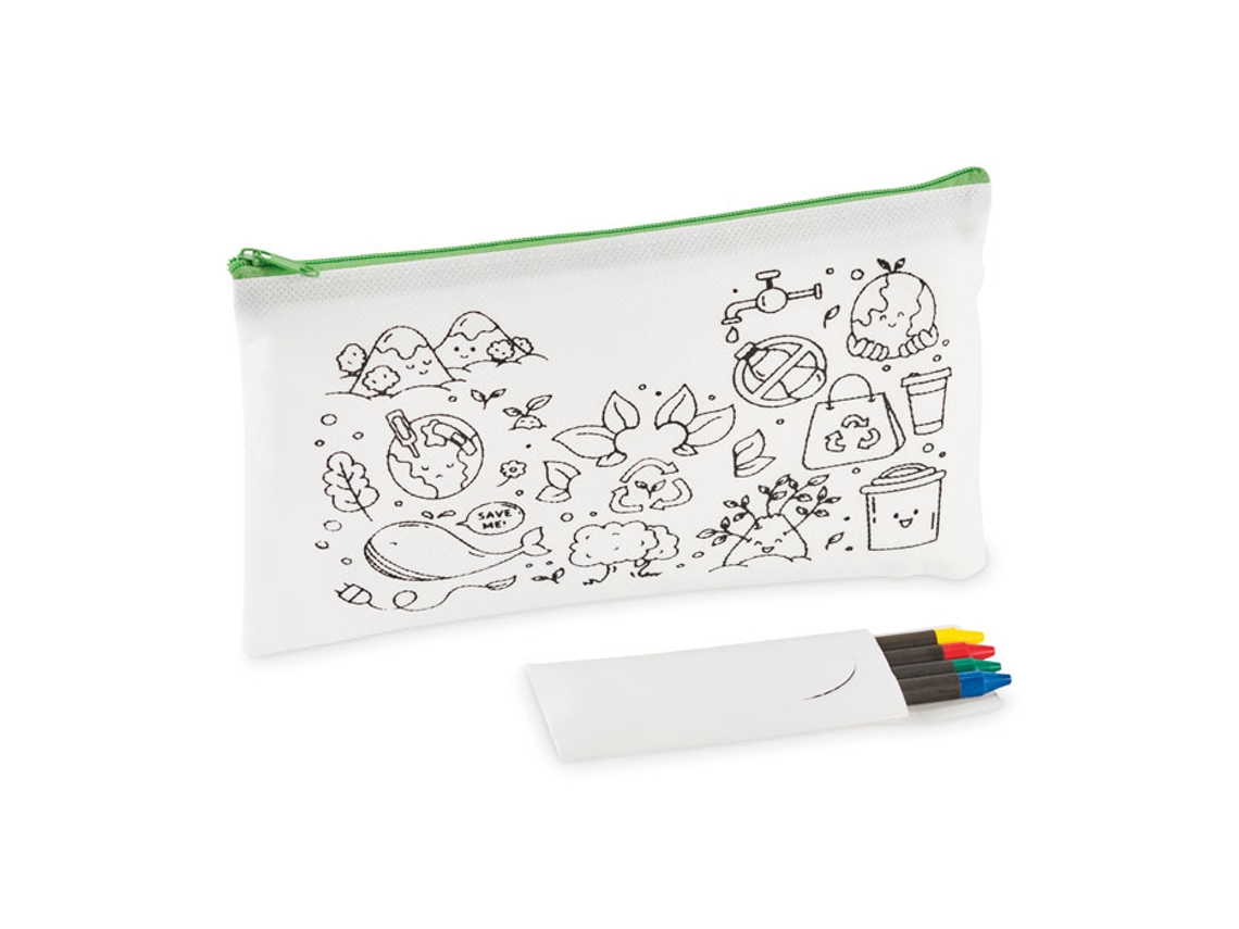 Estuche infantil con 4 lápices MIDOCEAN