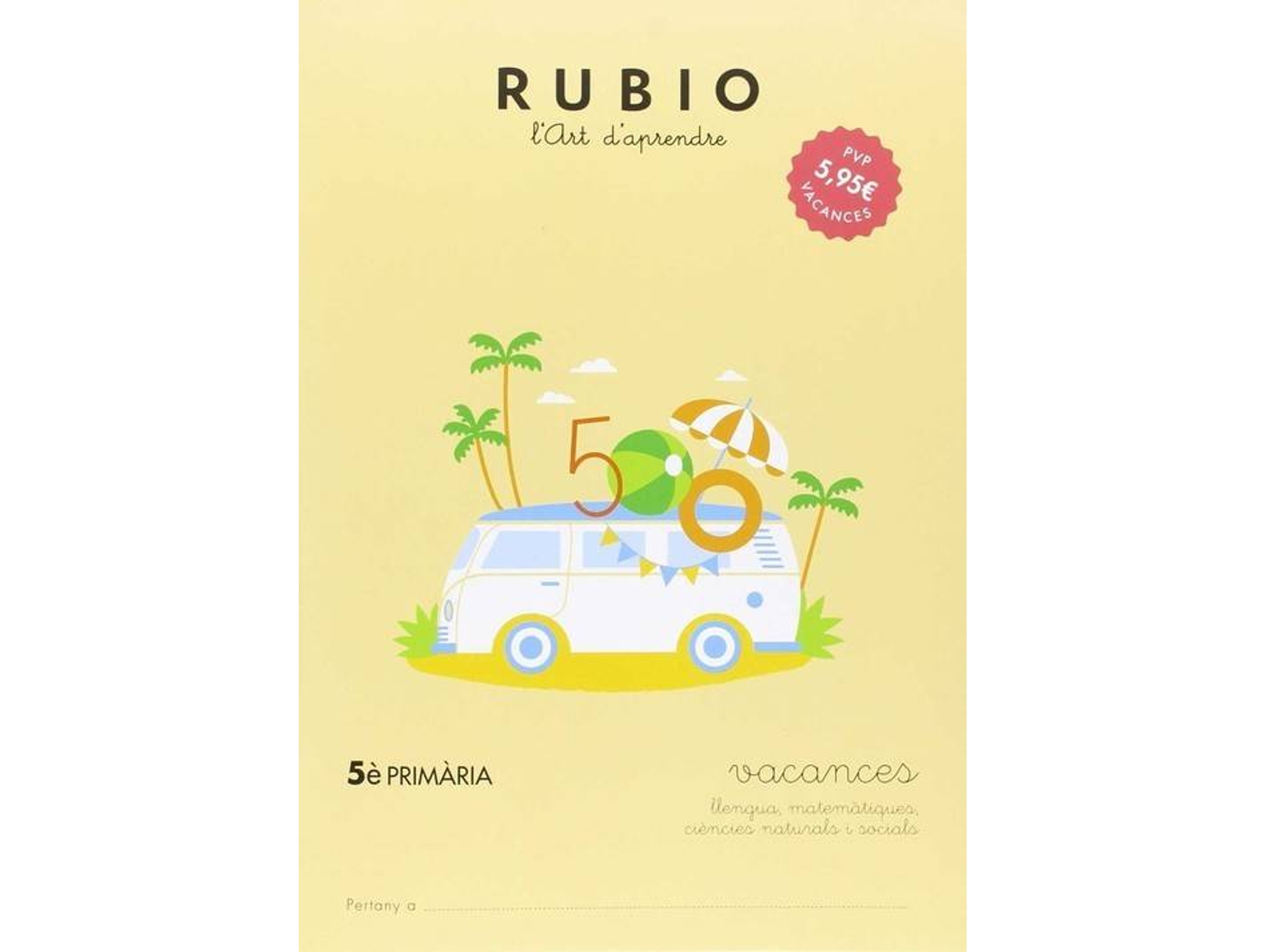 Libro Rubio Vacances 5E.Primaria