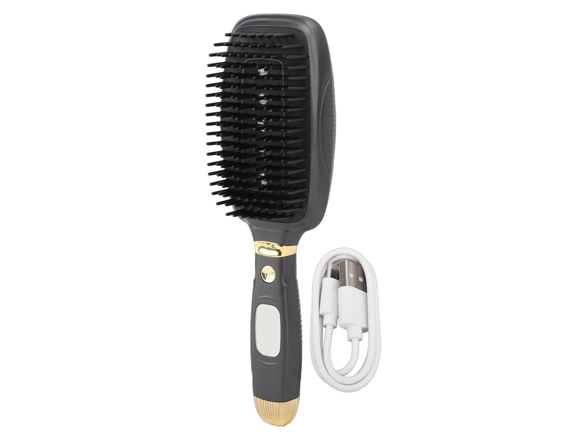 Escova de Massagem Elétrica para Couro Cabeludo Bj-Electric, Recarregável via USB, Aparelho Portátil para Massagem Capilar, Ideal para Uso Doméstico e em Salões de Beleza