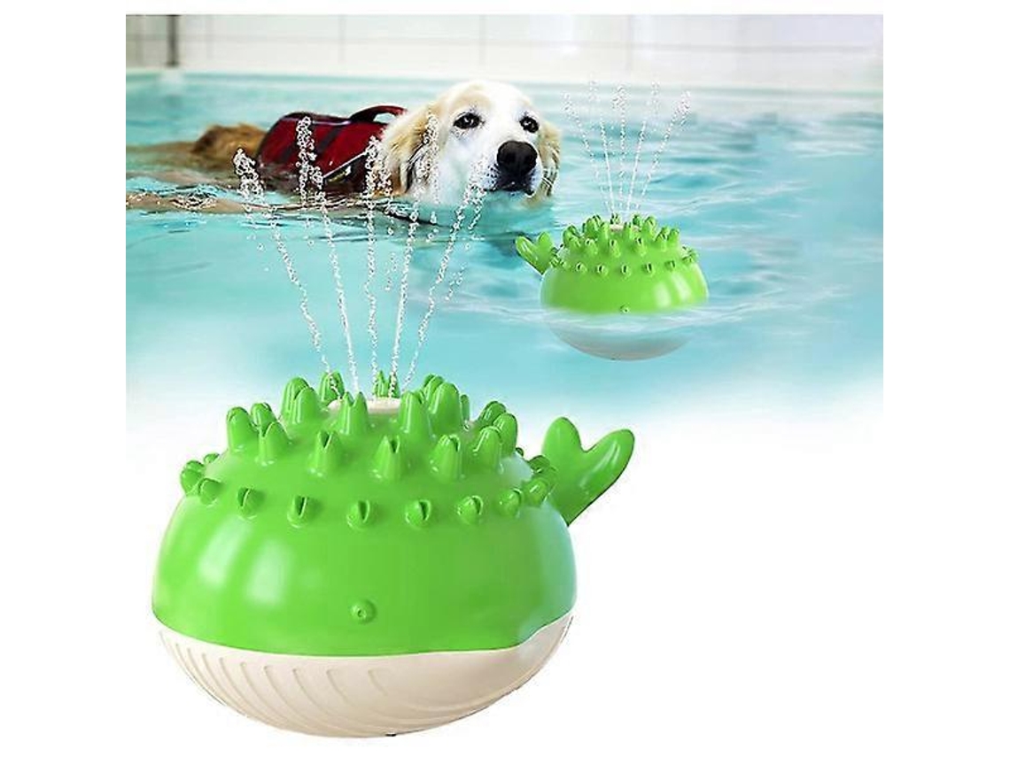 Juguete de agua para perros, juguete eléctrico para masticar, rociador de agua para piscina Rosewell