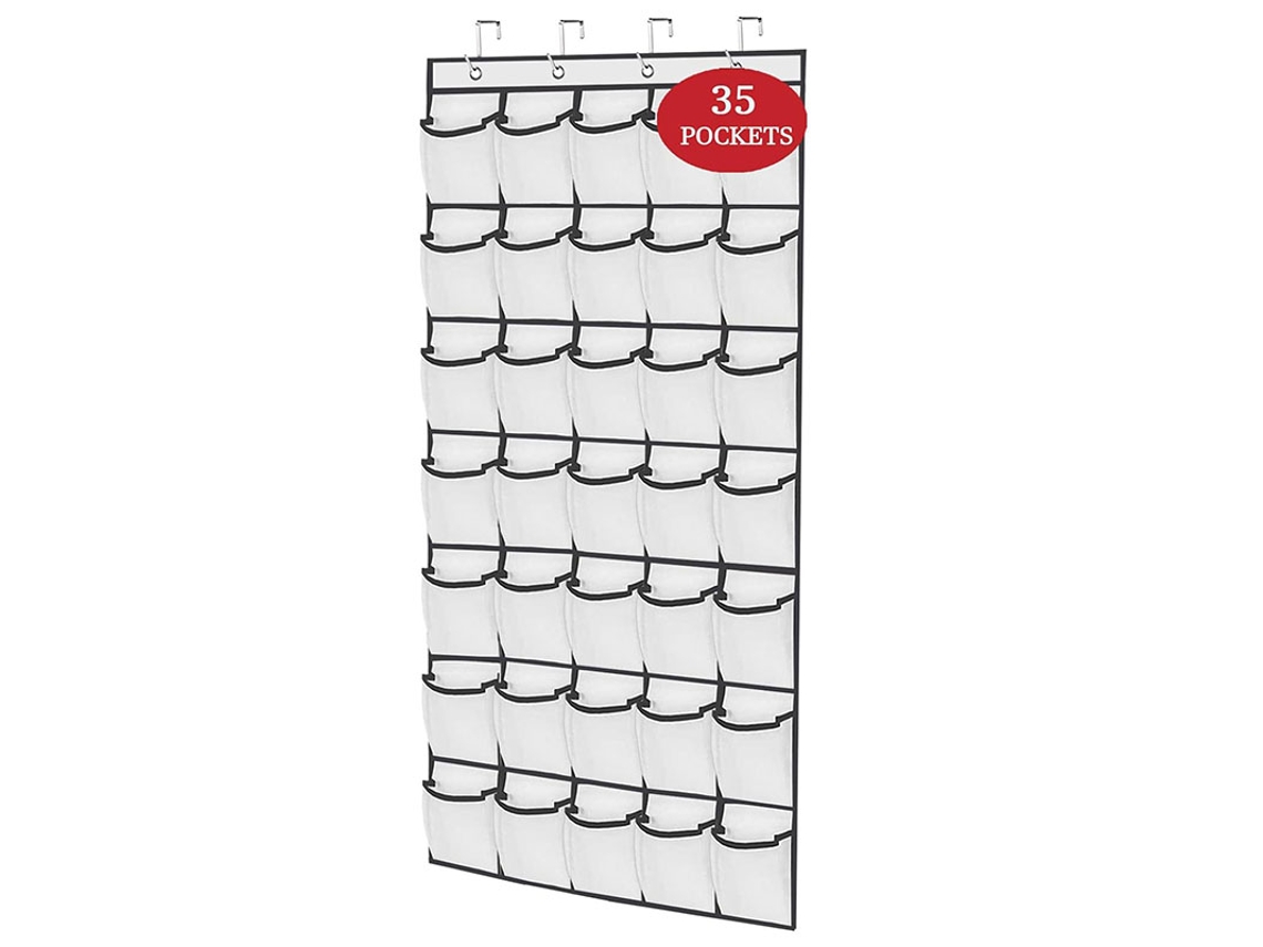 Almacenamiento de pared con 35 bolsillos