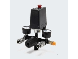 Regulador de pressão com interruptor de pressão para compressor, interruptor de pressão com 2 monitores - Y