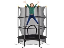 Cama Elástica Infantil Ø160x190 Red Seguridad Negro