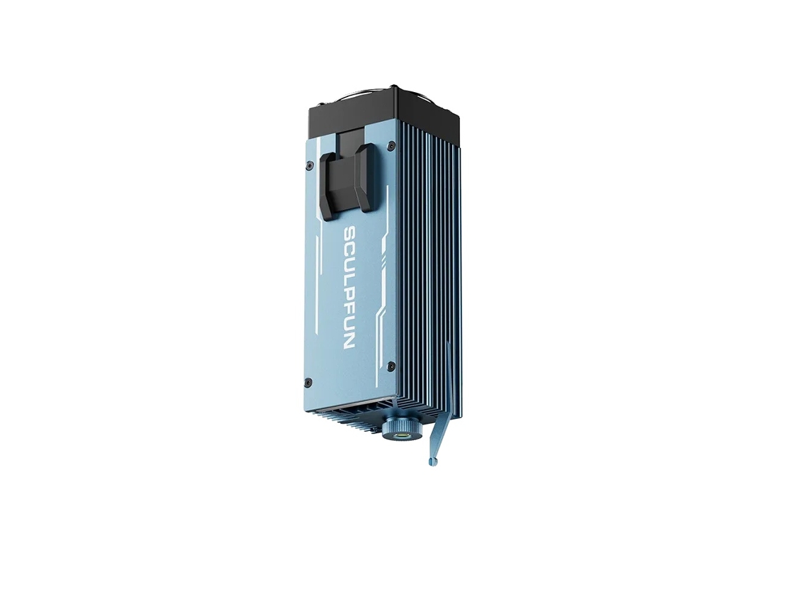 Módulo láser infrarrojo, material de aleación de aluminio, tamaño de punto de 0,03 mm, compatible con diversas grabadoras láser.
