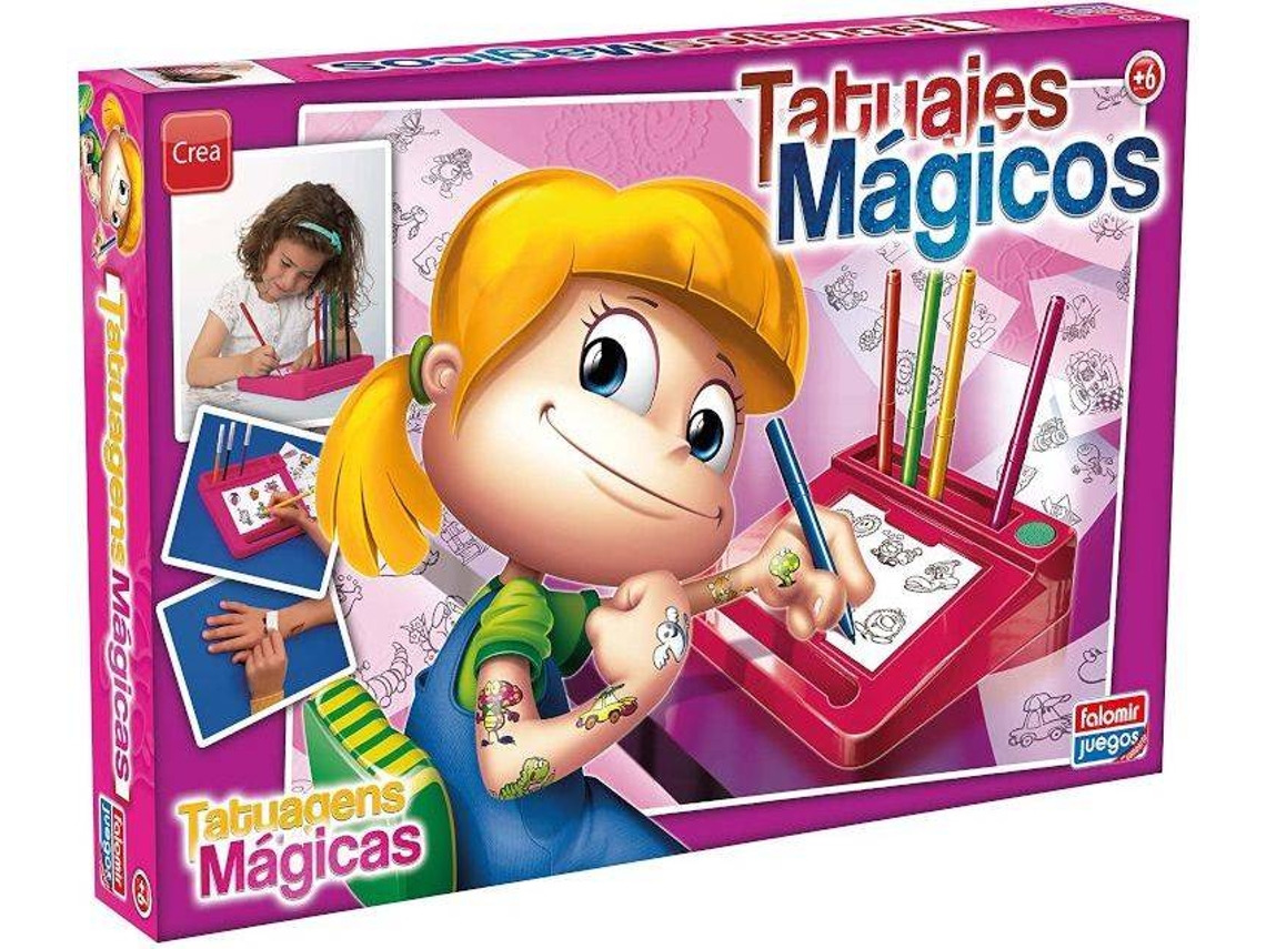 Kit de Tatuajes JUGUETES FALOMIR Tatuagens Mágicas 11532