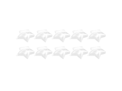 Juego de 10 bolas de plástico transparente de 80 mm para decorar, ideales para árboles de Navidad y fiestas. Perfectas para decorar tu hogar. Hengjian