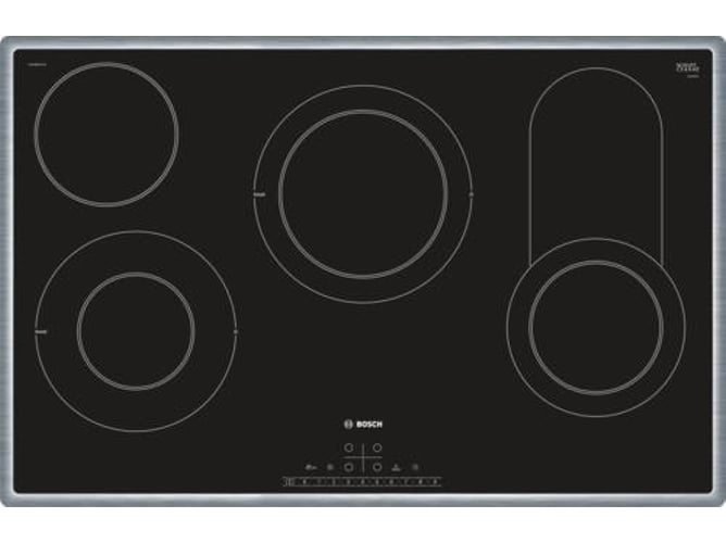 Placa de Vitrocerámica BOSCH PKC845FP1D (Eléctrica - 79.5 cm - Negro)