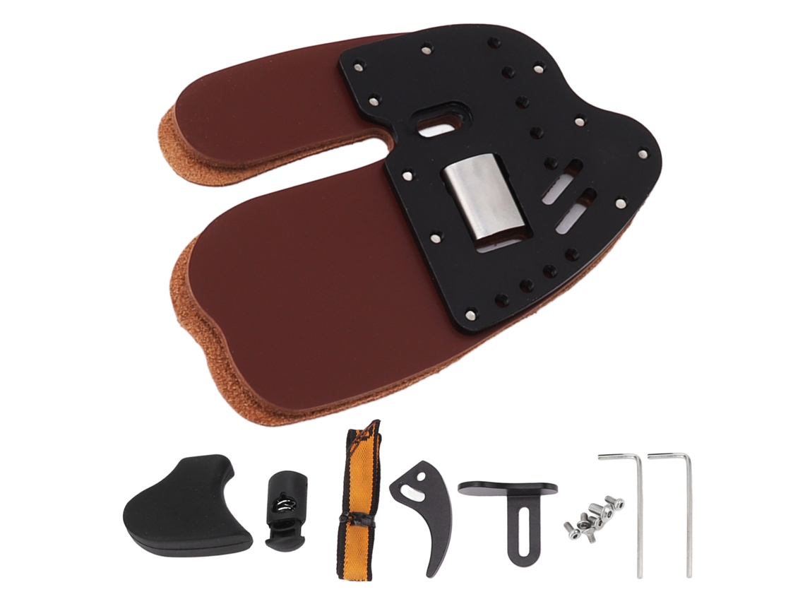 Junli-protector De Dedos De Piel Para Arco Recurvo Xl