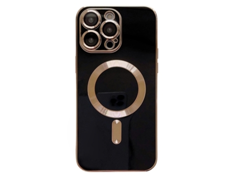 Lente para Telefono Mobile Phone Cases Magsafe Plating With para iPhone 13 Pro Max Piel Sintética