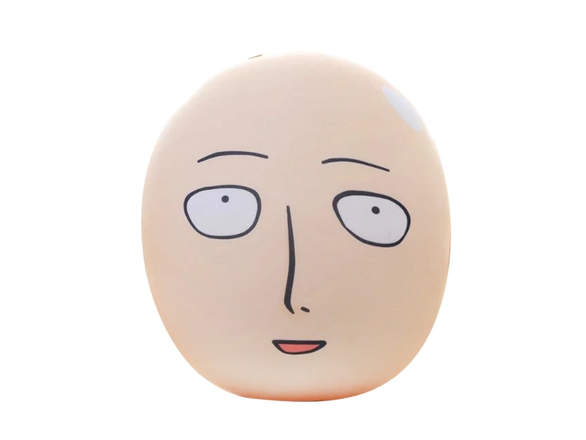 Ats-almohada De Peluche Cabeza De Anime One Punch Man Saitama Regalo De Navidad Para Niños