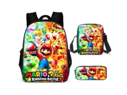Juego de mochilas para estudiantes Mario38 (juego de tres piezas)*