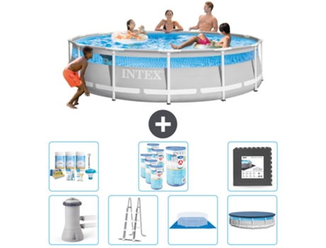 Piscina Tubular INTEX 26722GN-CB43 (13050 L - 427x107cm)