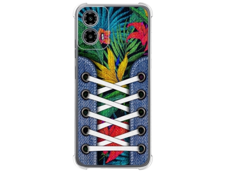 Funda Diseño Zapatillas para Motorola Moto G34 5G TUMUNDOSMARTPHONE Silicona Multicolor