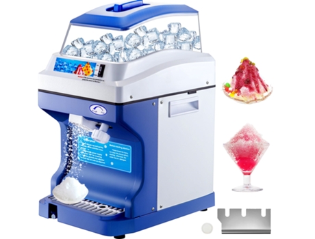 VEVOR Máquina de afeitar de hielo comercial 441 lb/h capacidad de afeitar de hielo, 11 lb tolva, velocidad 300w320rpm
