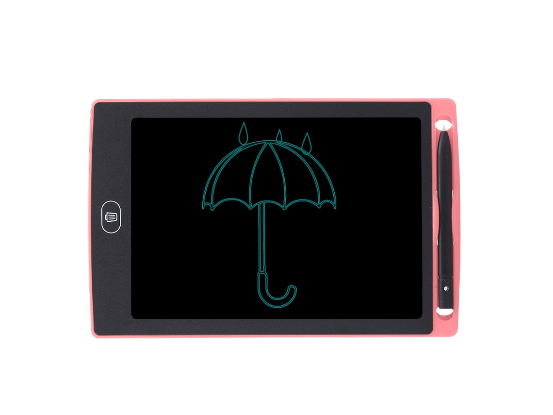 Tableta De Escritura Lcd De 8,5 Pulgadas Para Niños, Color Rosa Claro, Pizarra De Dibujo Inteligente Para Graffiti.