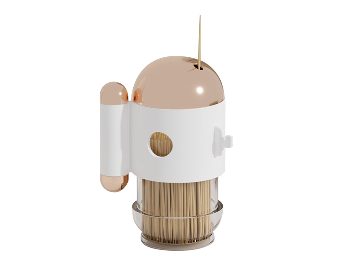 Dispensador Automático De Plástico Con Botón Pulsador, Bonito Diseño De Dibujos Animados Y Diseño Decorativo.