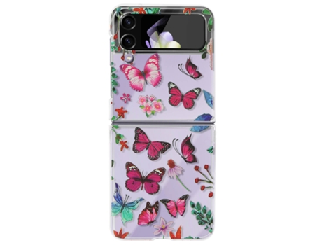Funda para Samsung Galaxy Z Flip 4 AVIZAR Acrílico Rosa