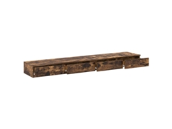 Maison Exclusive - Cajones De Cama Con Cajón Roble Ahumado 180 X 36,5 X 16,5 Cm