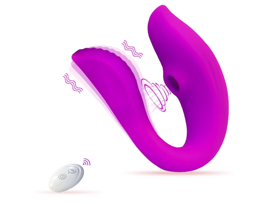 Estimulador Vibrador Ventosa Roxo 0,6cm, Torneira Água, 9 Modos, Adulto