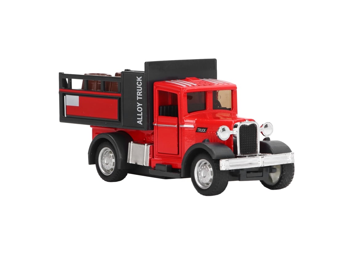 Ats-juguete Camión Retro De Aleación 1:32 Modelo De Camión De Transporte Americano Para Niños Y Coleccionistas Regalo Barril