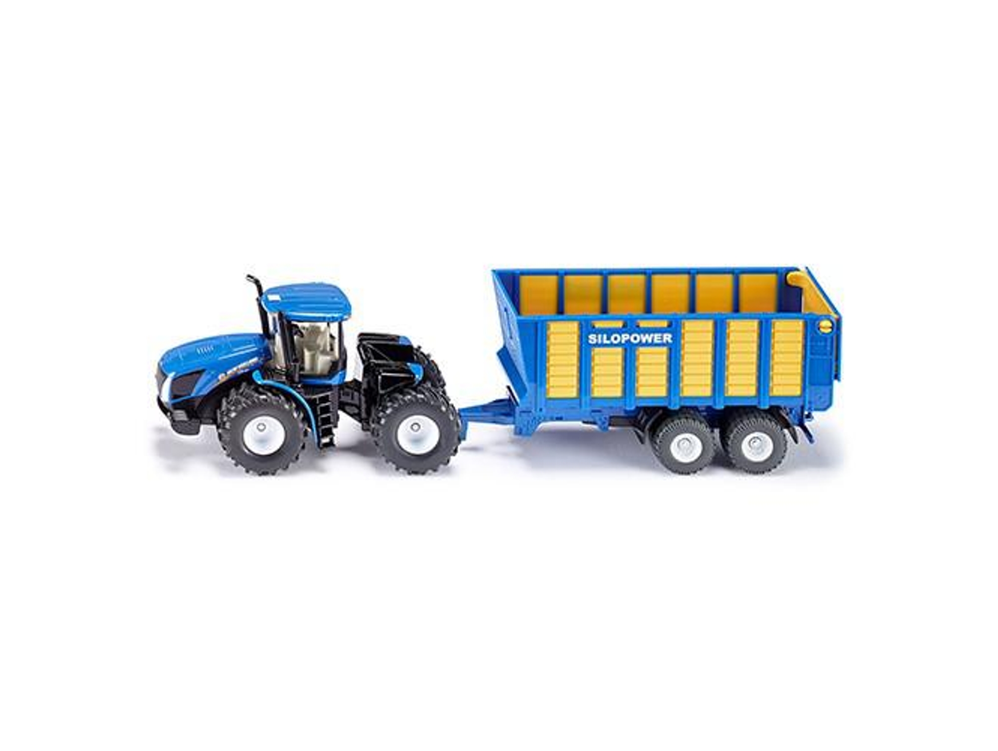 Vehículo SIKU New Holland con Remolque