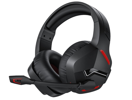 BISBISOUS Bw01 Auriculares Inalámbricos para Juegos con Micrófono para Pc Ps4 Ps5 Playstation 4 5 2.4G Inalámbricos Bluetooth Usb para Laptop Negro