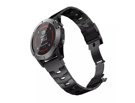 Correa de reloj inteligente para Amazfit Falcon 22 mm Aleación de titanio (Negro)