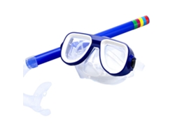 JILLIOPER Gafas de snorkeling para niños con campo de visión panorámico máscara de buceo conjunto de snorkel y máscara de buceo