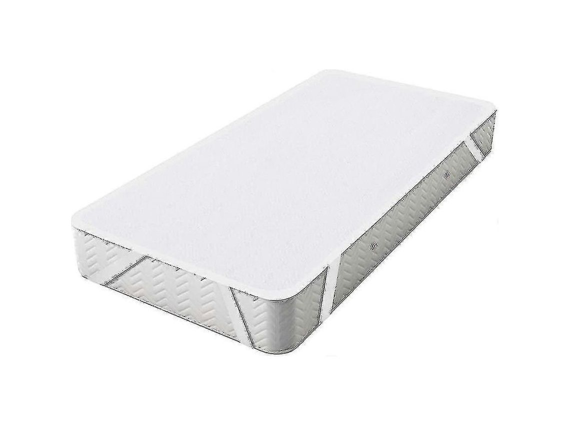 2026-protector De Colchón 200x200 Cm Algodón 100% Transpirable Cómodo Higiénico Duradero Ajustable