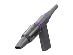 Potente soplador de aire para limpieza en seco de teclados de ordenador al aire libre, ideal para viajes, en gris y violeta. ELECTVAULT1