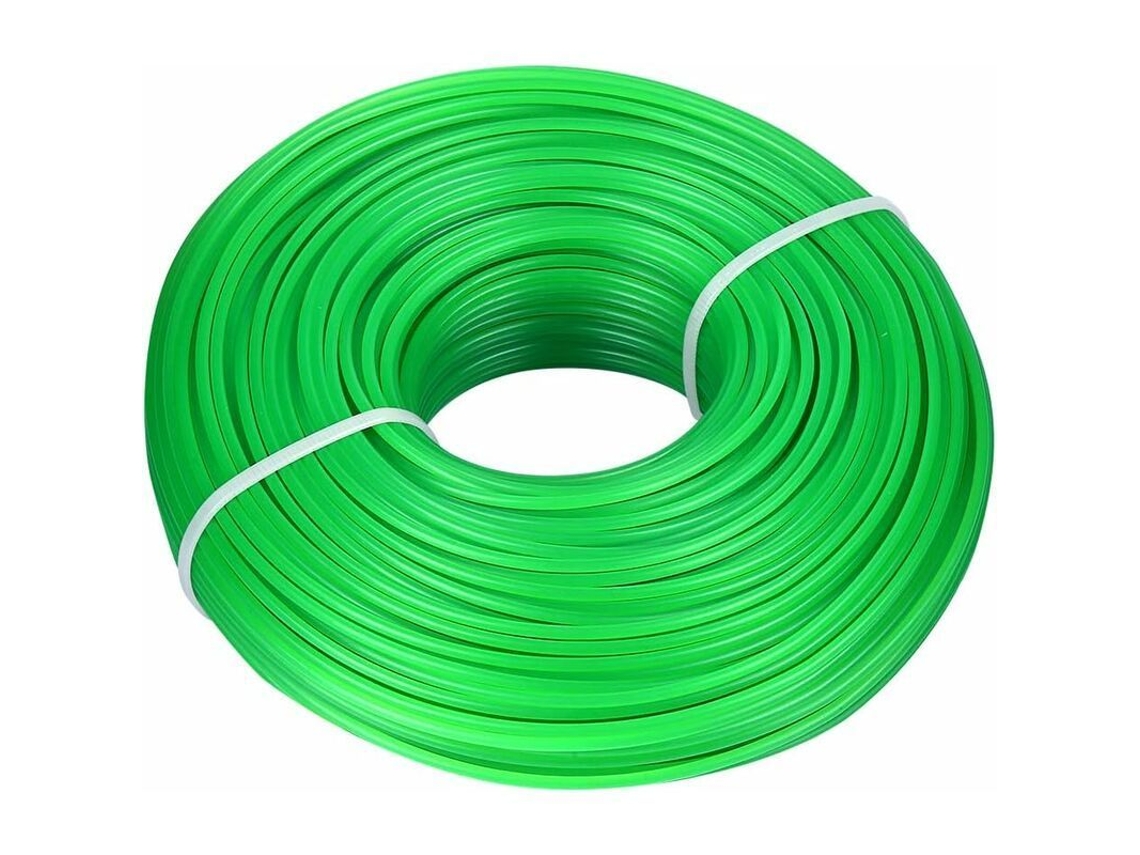 Hilo De Nailon Para Cortacésped 2,0 Mm X 100 M Universal Para Desbrozadora Y Cortasetos