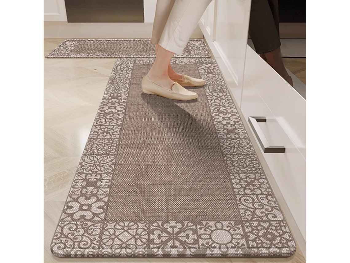 Alfombrilla De Cocina Antideslizante Y Lavable De 2 Piezas, Alfombrilla De Decoración Para El Hogar Digitallab (estilo 1, 50x80cm/50x160cm)