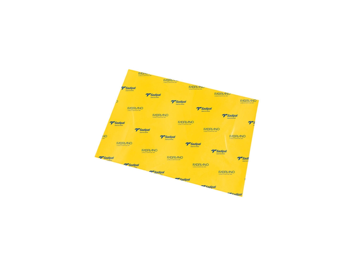 FABRIANO Papel de Seda 50 x 75 cm Amarillo Pack de 26 Unidades