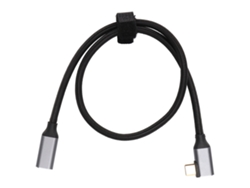 Cable De Extensión Type-c Con Codo De 90 Grados 4k 100w Pd 5a Gen 2 50cm