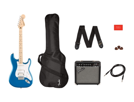 Fender sq aff. strat hss mn pack lpb