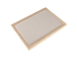 Caja organizadora Bjxy de doble capa de cuero sintético para relojes y joyas, con 4 compartimentos y detalles transparentes. Hengjian