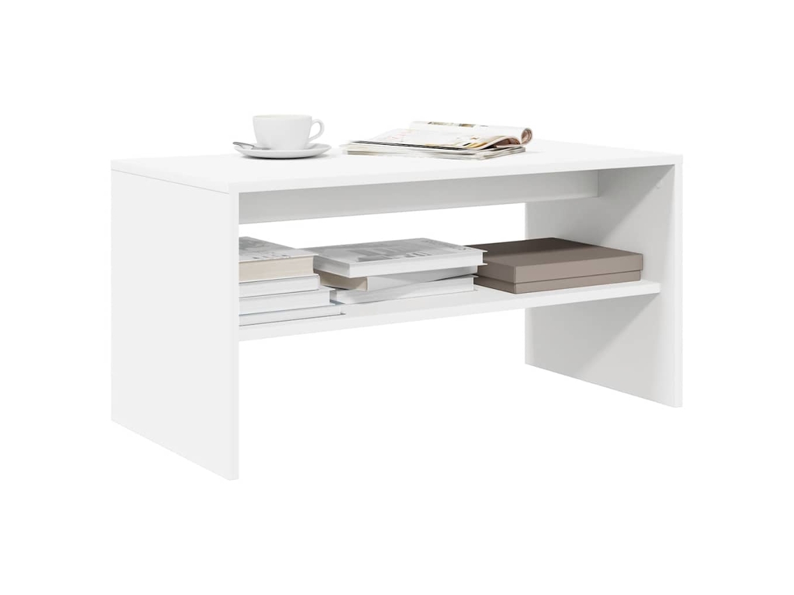 Mueble Para Tv Madera Contrachapada Blanco 60x40x40 Cm