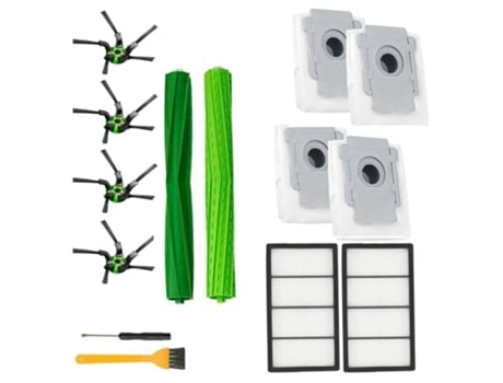 Piezas de repuesto de bolsa de polvo con filtro de Cepillo Lateral de cepillo principal para Robot aspirador Irobot Roomba S9 S9 Series