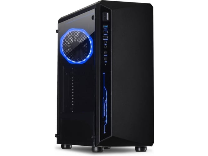 Caja PC INTER-TECH C-3 Saphir (ATX Mid Tower - Negro)