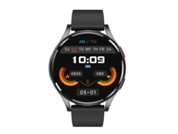Reloj inteligente con llamadas Bluetooth, reproducción de música, notificaciones y monitorización de ECG, color negro. Bestvite